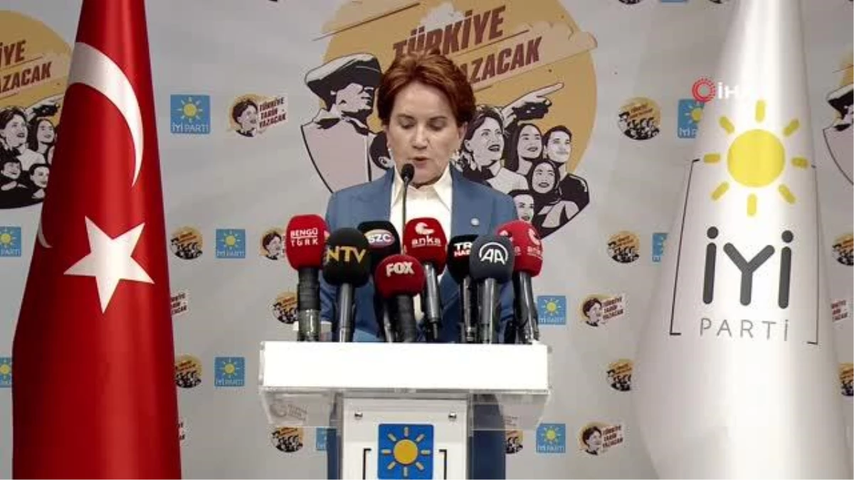  İYİ Parti lideri Akşener: ‘Millet iradesi başımızın tacıdır’