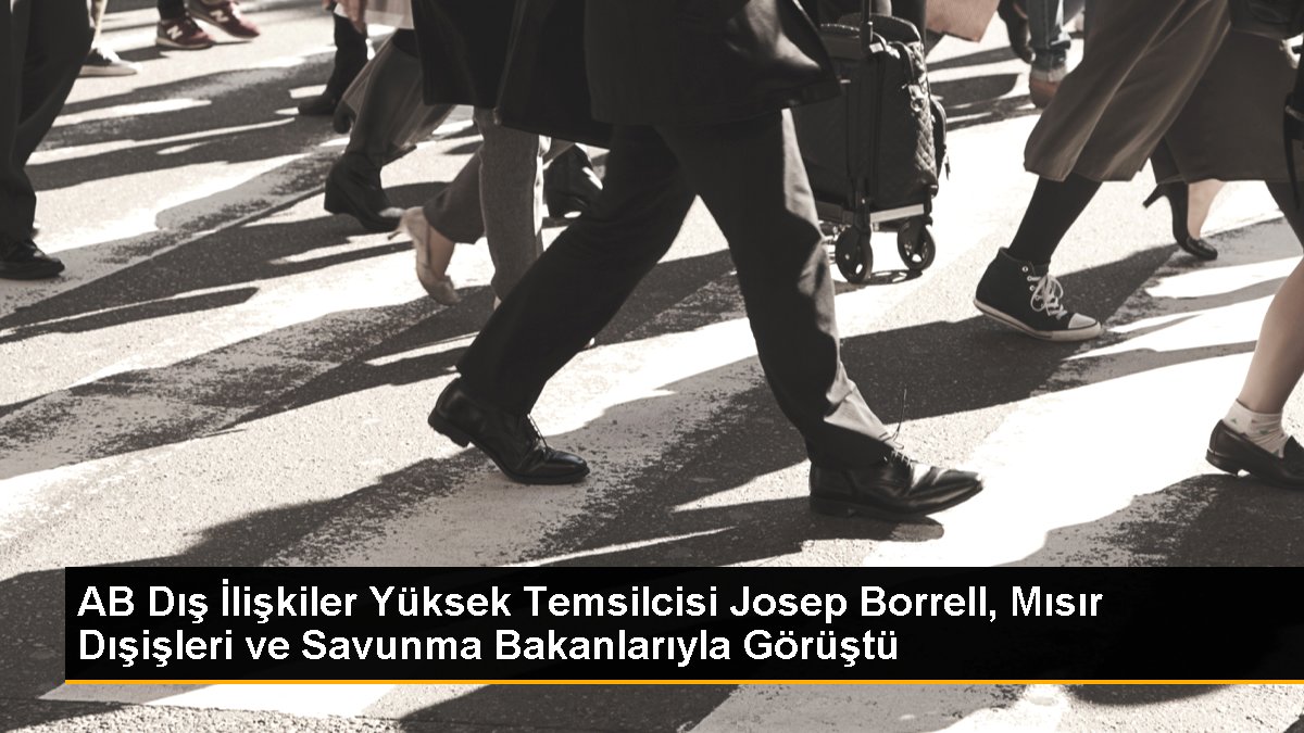  AB Dış İlişkiler Yüksek Temsilcisi Borrell, Mısır Dışişleri ve Savunma Bakanlarıyla Görüştü