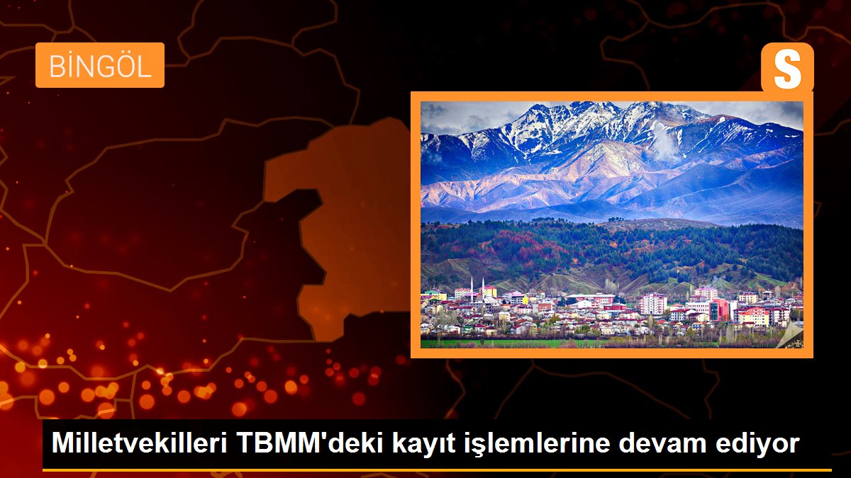 Milletvekilleri TBMM’deki kayıt işlemlerine devam ediyor