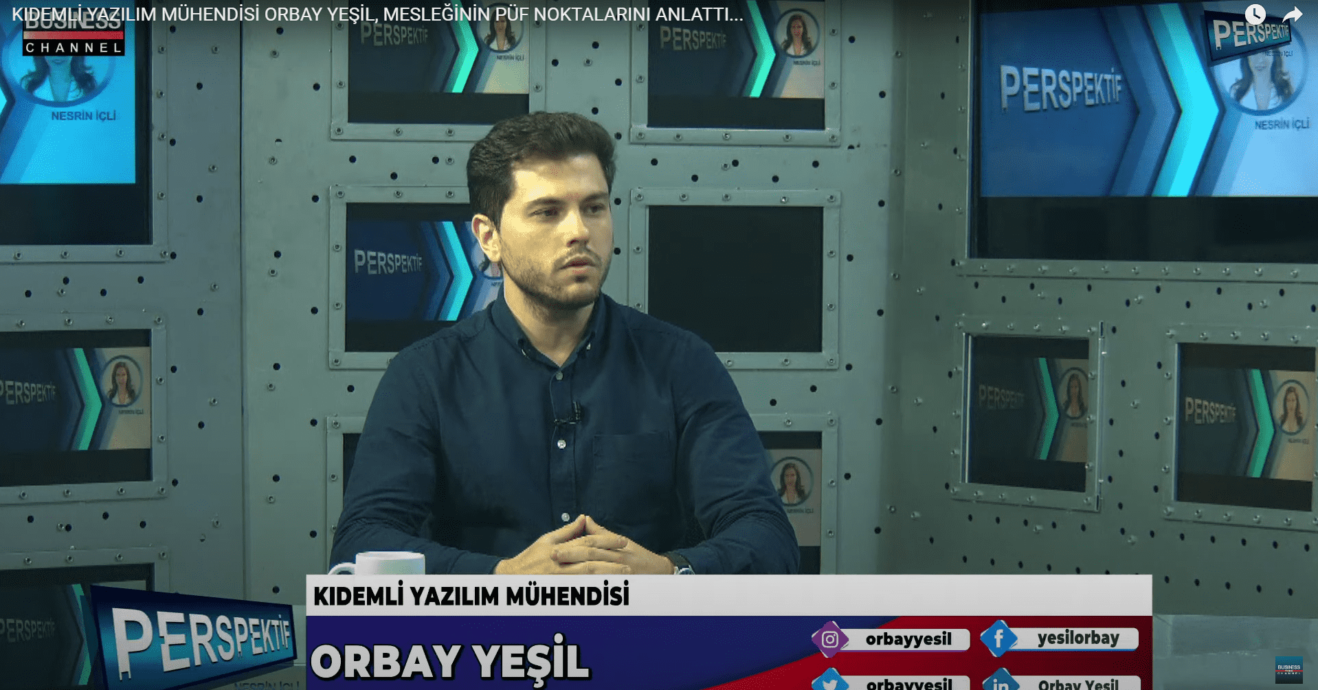 KIDEMLİ YAZILIM MÜHENDİSİ ORBAY YEŞİL, MESLEĞİNİN PÜF NOKTALARINI ANLATTI…