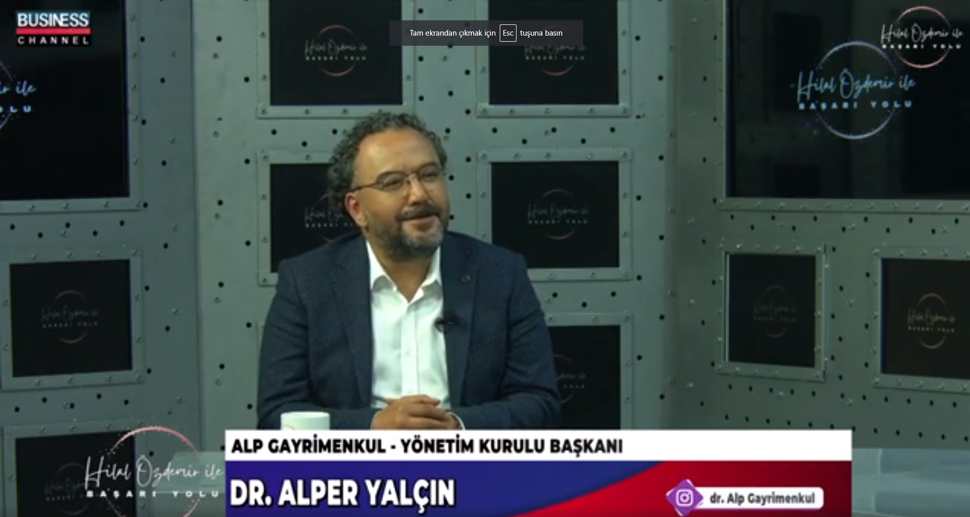ALP GAYRİMENKUL DANIŞMANLIĞIN GELECEK VİZYONU… DR. ALPER YALÇIN ANLATIYOR…
