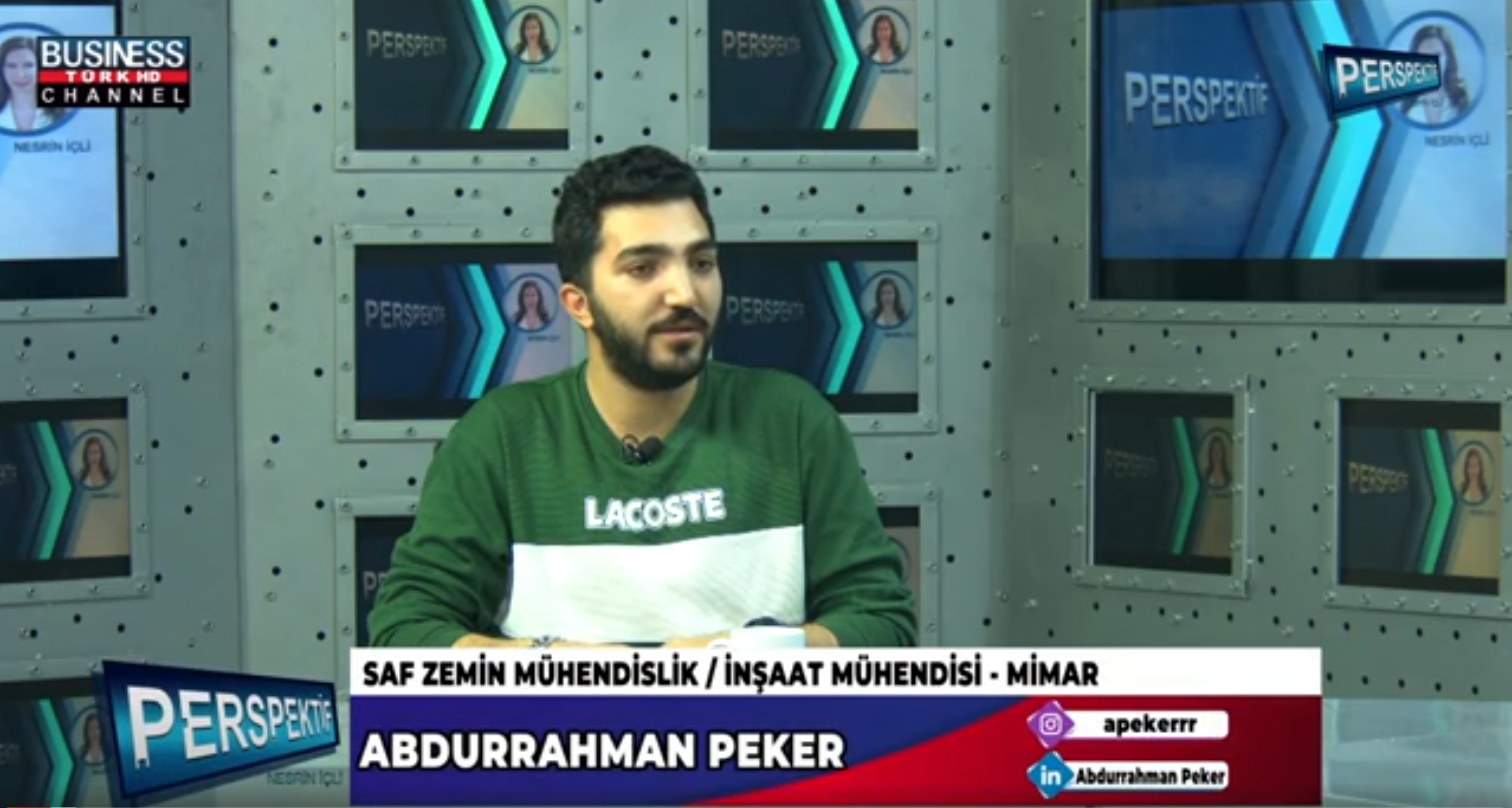 HEM İNŞAAT MÜHENDİSİ HEM DE MİMAR OLMANIN AN BÜYÜK AVANTAJI… ABDURRAHMAN PEKER ANLATIYOR..
