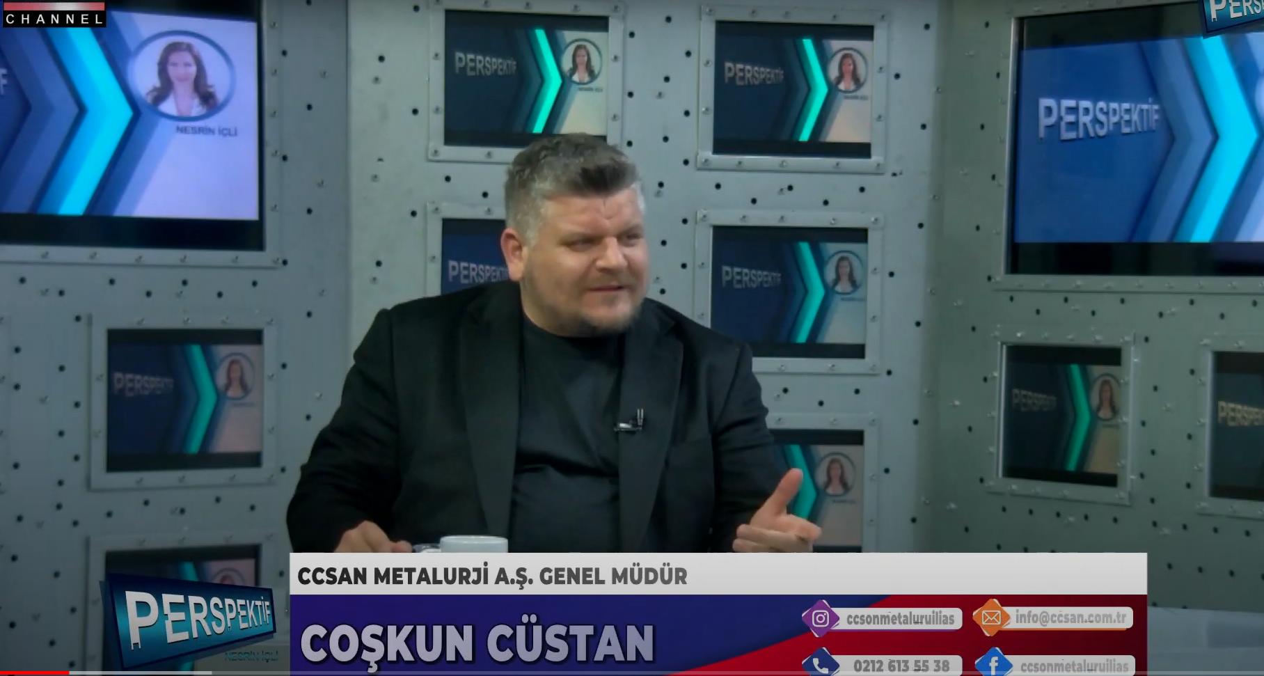 “CCSAN METALURJİ”NİN FAALİYETLERİ… COŞKUN CÜSTAN ANLATIYOR…