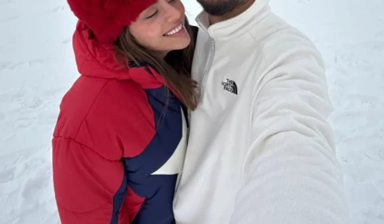 Sıla Türkoğlu ve Ata Ayyıldız Erciyes’te Kar Tatilinde