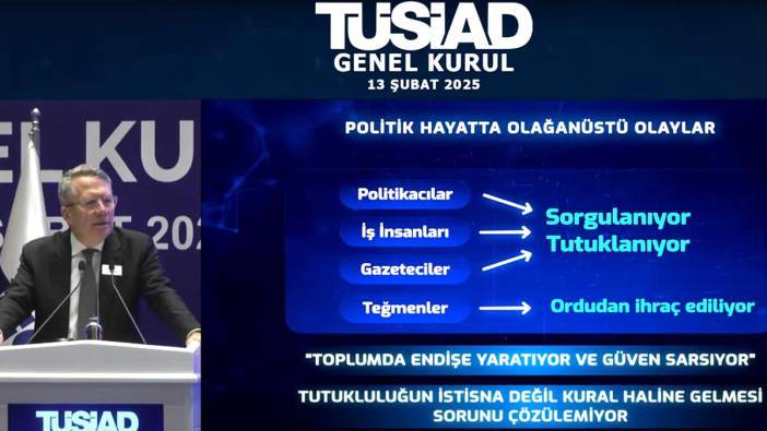 TÜSİAD’A SORUŞTURMA: MEHMET ÖMER ARİF ARAS HAKKINDA İNCELEME BAŞLATILDI