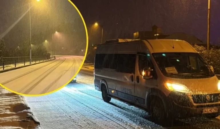 İstanbul’da Kar Yağışı Başladı! Kentin Yüksek Kesimleri Beyaza Büründü