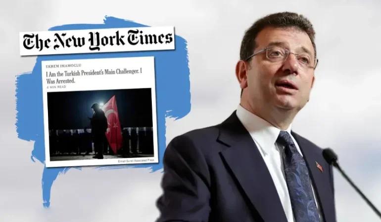 İMAMOĞLU’NDAN DÜNYAYA MESAJ