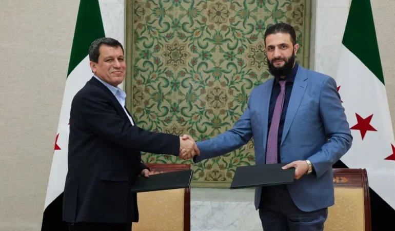 SDG-SURİYE ANLAŞMASI BATI MEDYASINDA GÜNDEME OTURDU: DOĞALGAZ VE PETROL SAHALARI ÖNE ÇIKTI