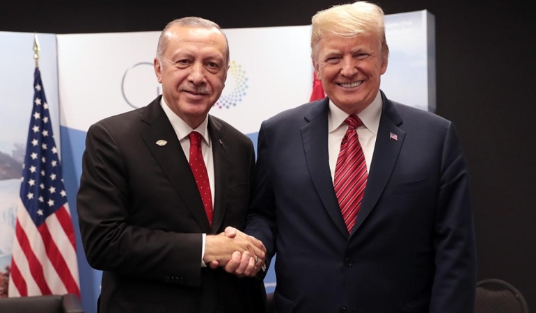 ERDOĞAN VE TRUMP GÖRÜŞTÜ