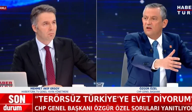 ÖZGÜR ÖZEL’DEN TERÖRSÜZ TÜRKİYE MESAJI
