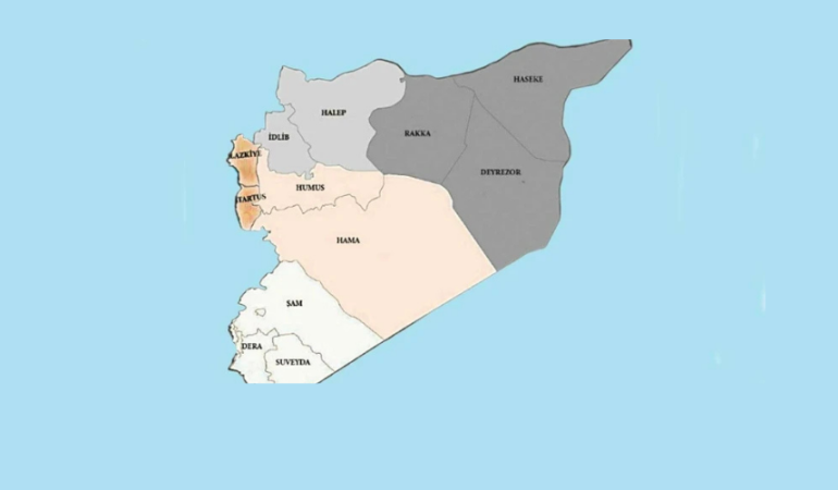 SURİYE BEŞE Mİ BÖLÜNÜYOR? YENİ HARİTA ORTADOĞU’YU KARIŞTIRDI!