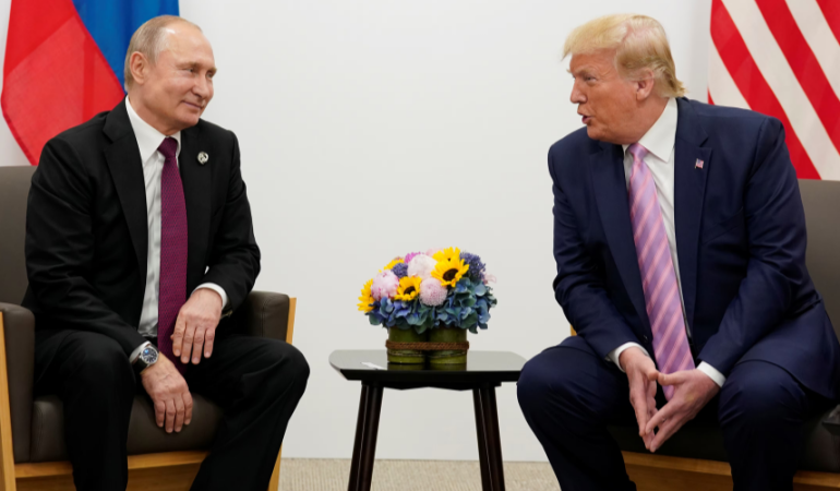 TRUMP VE PUTİN GÖRÜŞMESİ SONA ERDİ