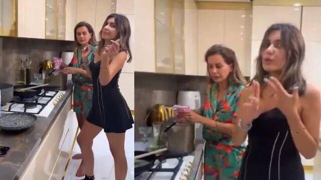 BAHAR CANDAN VE DİLAN POLAT’IN HELVA KAVURMA VİDEOSUNA TEPKİ YAĞDI