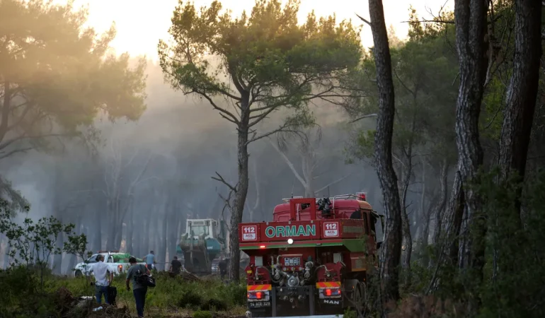 Çeşme Yangını Kontrol Altında