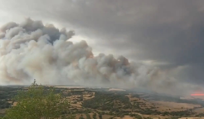 İspanya’da Orman Yangını Felaketi: 6 Bin 500 Hektar Zarar Gördü, 2 Can Kaybı